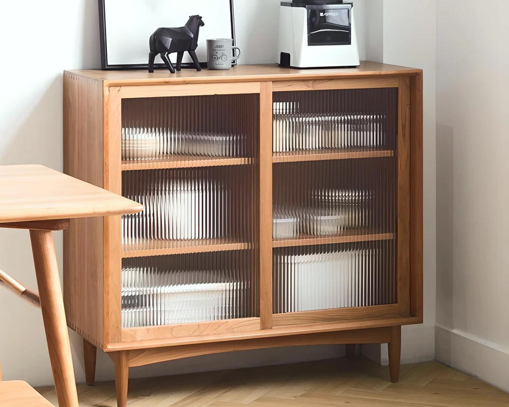sideboard with drawers and shelves
