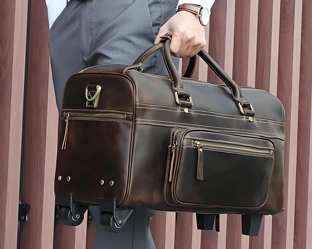 soft luggage with wheels